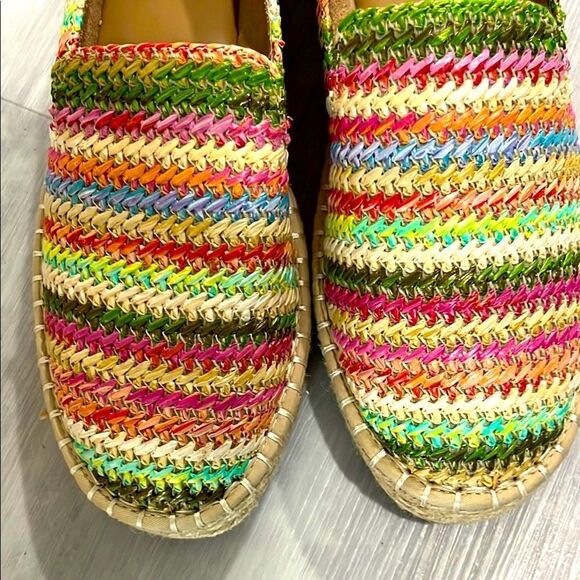 Joie Cara Colorful Espadrilles with Zigzag Design - Picture 4 of 10